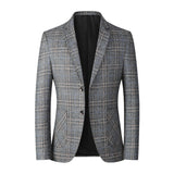 James casual blazer voor heren – Stijlvolle en comfortabele blazer van hoogwaardige stof. Perfect voor smart-casual gelegenheden, kantoor of avondjes uit. Modern ontwerp met een nette pasvorm voor een verzorgde look.