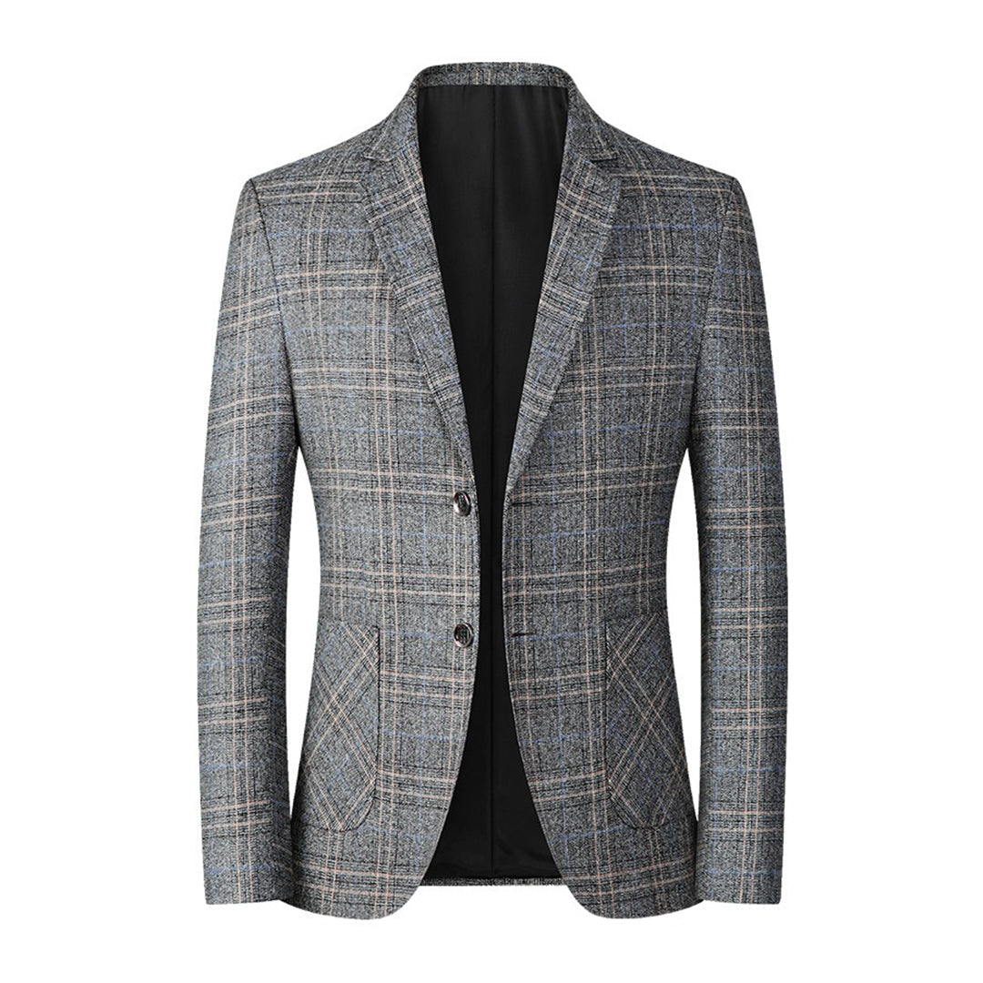 James casual blazer voor heren – Stijlvolle en comfortabele blazer van hoogwaardige stof. Perfect voor smart-casual gelegenheden, kantoor of avondjes uit. Modern ontwerp met een nette pasvorm voor een verzorgde look.