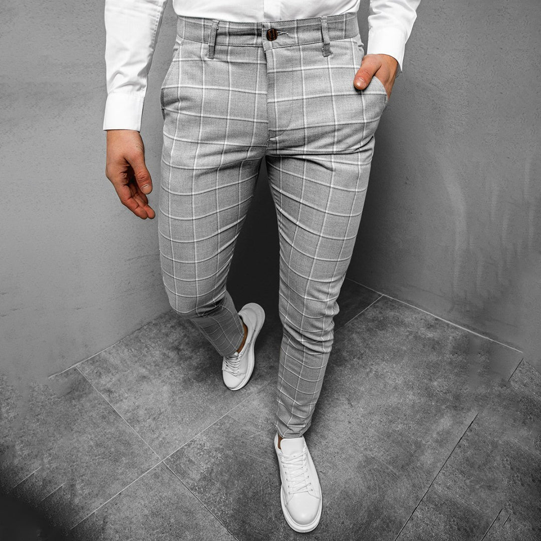 GRGUR modieuze heren chino – eigentijdse slim fit met zacht, ademend materiaal voor stijlvol comfort