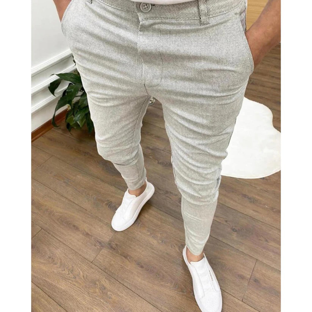 ANGUS stijlvolle en comfortabele zomerbroek voor heren – lichtgewicht ademend materiaal met relaxte pasvorm, ideaal voor warme dagen.