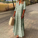 Bohemian Maxi Jurk met Print