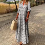 Bohemian Maxi Jurk met Print
