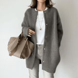 Elegant dames vest met zachte textuur – stijlvol en comfortabel ontwerp, ideaal voor koele dagen en een verfijnde look.