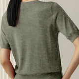 Casual dames T-shirt met korte mouwen, perfect voor de lente en dagelijkse outfits.