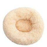 DreamPet comfortabel donutbed voor katten en honden – zachte, knusse ligplaats die warmte en veiligheid biedt voor huisdieren van alle groottes.