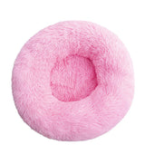 DreamPet comfortabel donutbed voor katten en honden – zachte, knusse ligplaats die warmte en veiligheid biedt voor huisdieren van alle groottes.