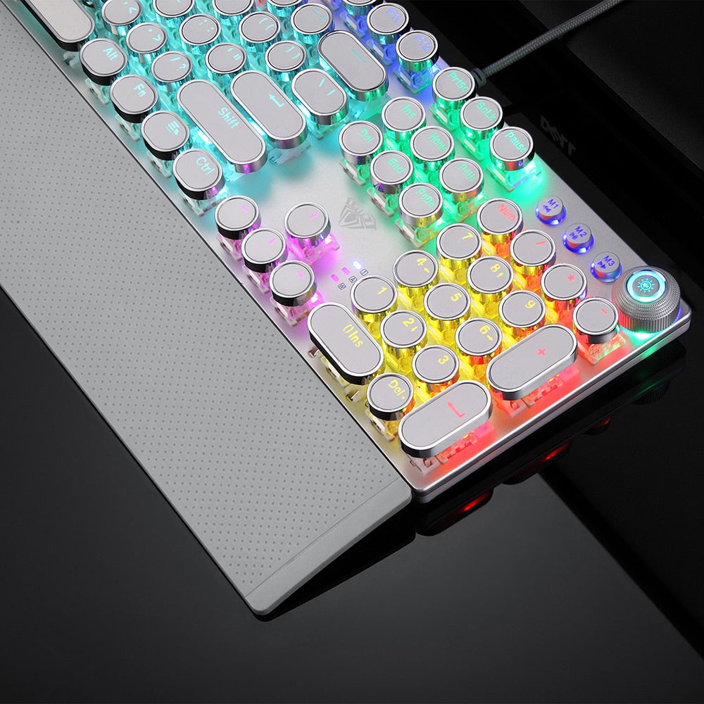 NeoKey mechanisch gaming toetsenbord met RGB-verlichting – duurzame toetsen, comfortabele aanslag en stijlvol ontwerp voor gamers.