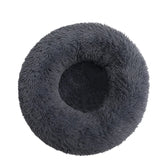 DreamPet comfortabel donutbed voor katten en honden – zachte, knusse ligplaats die warmte en veiligheid biedt voor huisdieren van alle groottes.