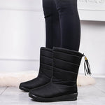 Norvella dames winterlaarzen in diverse kleuren – warme voering, waterafstotend materiaal en comfortabele pasvorm voor koude dagen.