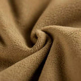 Fleece trui voor heren met halve rits en hoge kraag