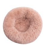 DreamPet comfortabel donutbed voor katten en honden – zachte, knusse ligplaats die warmte en veiligheid biedt voor huisdieren van alle groottes.