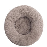 DreamPet comfortabel donutbed voor katten en honden – zachte, knusse ligplaats die warmte en veiligheid biedt voor huisdieren van alle groottes.