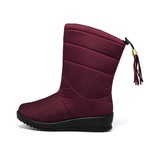 Norvella dames winterlaarzen in diverse kleuren – warme voering, waterafstotend materiaal en comfortabele pasvorm voor koude dagen.
