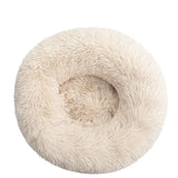 DreamPet comfortabel donutbed voor katten en honden – zachte, knusse ligplaats die warmte en veiligheid biedt voor huisdieren van alle groottes.
