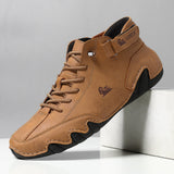 Heren Hoge Sneakers met Vetersluiting