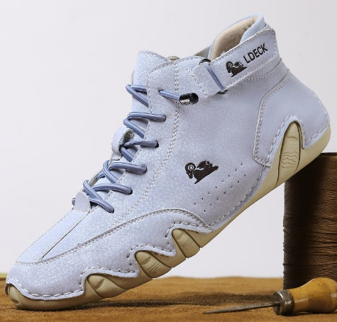 Heren Hoge Sneakers met Vetersluiting