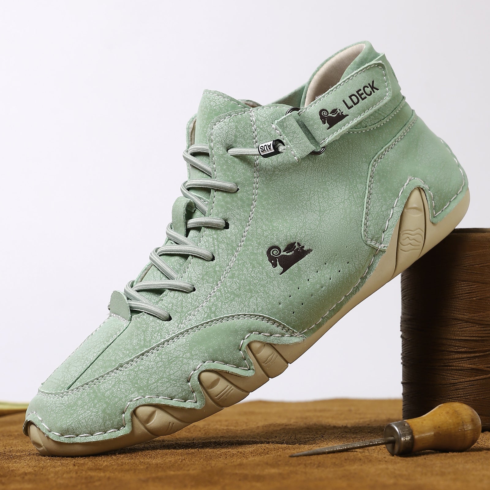 Heren Hoge Sneakers met Vetersluiting