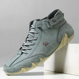 Heren Hoge Sneakers met Vetersluiting