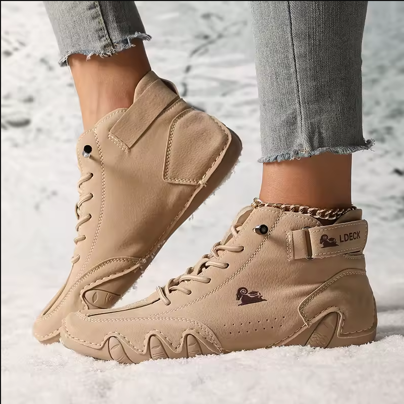Heren Hoge Sneakers met Vetersluiting