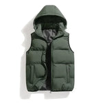 Heren bodywarmer met capuchon en voering in diverse kleuren – warme isolatie, waterafstotend materiaal en comfortabele pasvorm voor koude dagen.