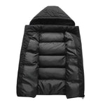 Heren bodywarmer met capuchon en voering in diverse kleuren – warme isolatie, waterafstotend materiaal en comfortabele pasvorm voor koude dagen.