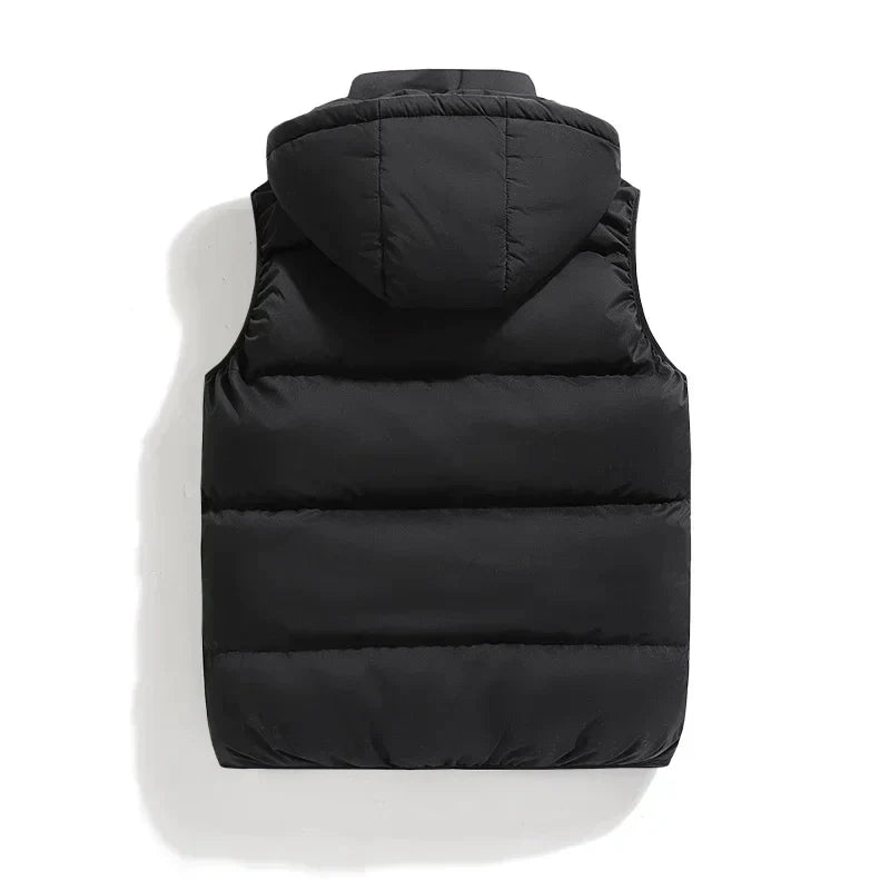 Haris heren bodywarmer met capuchon – lichtgewicht, waterafstotend en comfortabele pasvorm voor stijlvolle bescherming tegen wind en kou.