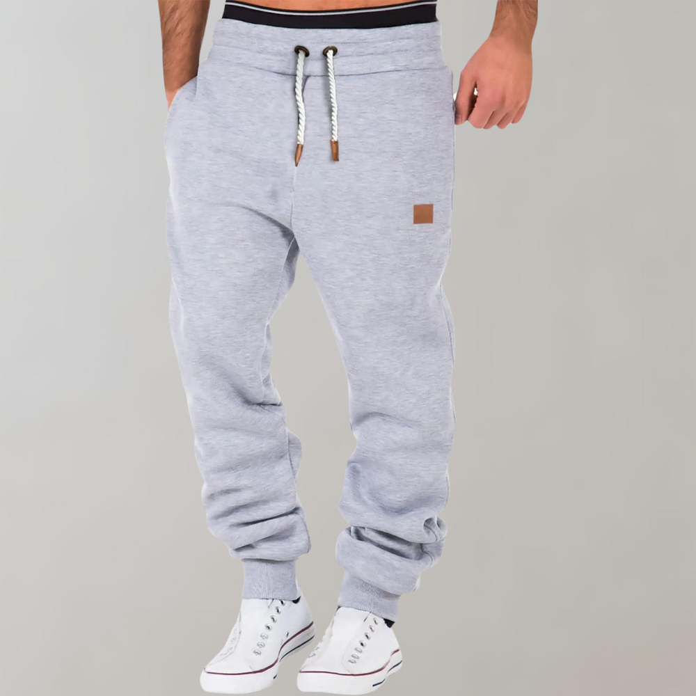Hoder lichte joggingbroek voor heren – comfortabele en ademende sportbroek met elastische tailleband, perfect voor dagelijks gebruik of training.