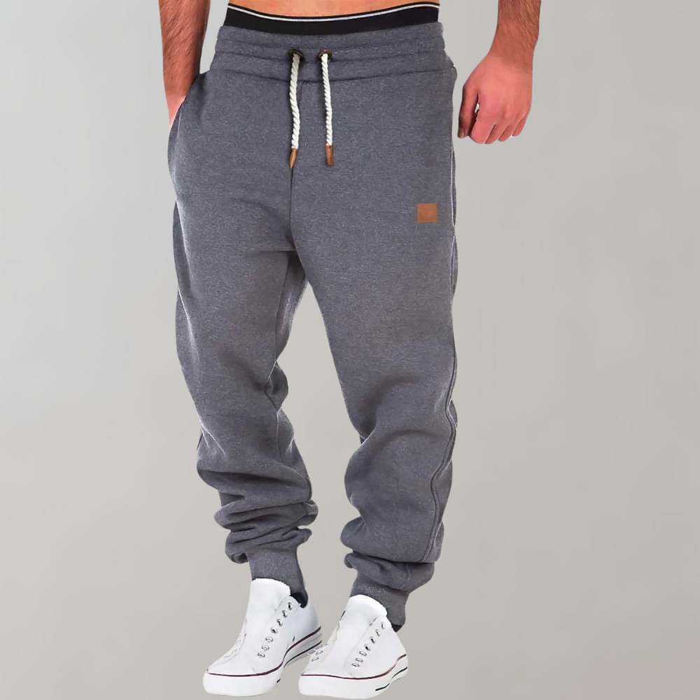 Hoder lichte joggingbroek voor heren – comfortabele en ademende sportbroek met elastische tailleband, perfect voor dagelijks gebruik of training.