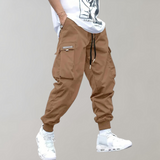 Cargo joggingbroek met elastische taille en trekkoord