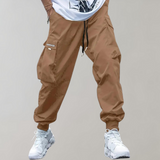 Cargo joggingbroek met elastische taille en trekkoord