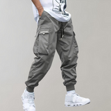 Cargo joggingbroek met elastische taille en trekkoord