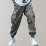 Cargo joggingbroek met elastische taille en trekkoord
