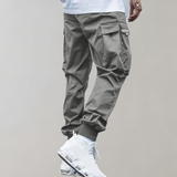 Cargo joggingbroek met elastische taille en trekkoord