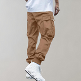 Cargo joggingbroek met elastische taille en trekkoord