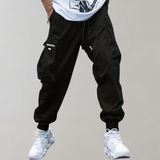 Cargo joggingbroek met elastische taille en trekkoord