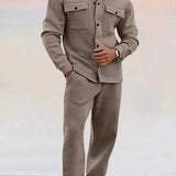 Tweedelige Set met Overshirt en Broek