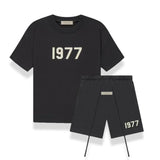 Premium Short Set met Grafische Print – Oversized, Comfortabel en Tijdloos Stijlvol