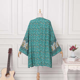 Bohemian Kimono Vest met Print