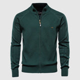 Heren vest met volledige ritssluiting in diverse kleuren – zachte stof, comfortabele pasvorm en veelzijdige casual stijl.
