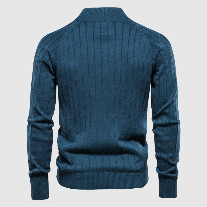 Heren vest met volledige ritssluiting in diverse kleuren – zachte stof, comfortabele pasvorm en veelzijdige casual stijl.