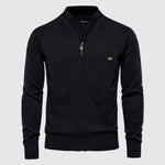 Heren vest met volledige ritssluiting in diverse kleuren – zachte stof, comfortabele pasvorm en veelzijdige casual stijl.