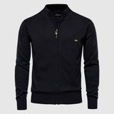 Heren vest met volledige ritssluiting in diverse kleuren – zachte stof, comfortabele pasvorm en veelzijdige casual stijl.