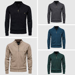 Heren vest met volledige ritssluiting in diverse kleuren – zachte stof, comfortabele pasvorm en veelzijdige casual stijl.