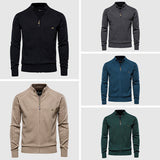 Heren vest met volledige ritssluiting in diverse kleuren – zachte stof, comfortabele pasvorm en veelzijdige casual stijl.
