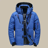 Winddichte winterjas met capuchon en thermovoering
