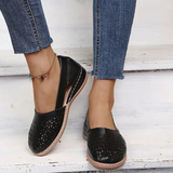 Dames Geperforeerde Slingback Loafers