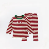 LittleSanta kinder kerstpyjama – zachte, warme en comfortabele pyjama met feestelijk design, perfect voor een gezellige kerstsfeer en een goede nachtrust.