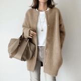 Elegant dames vest met zachte textuur – stijlvol en comfortabel ontwerp, ideaal voor koele dagen en een verfijnde look.