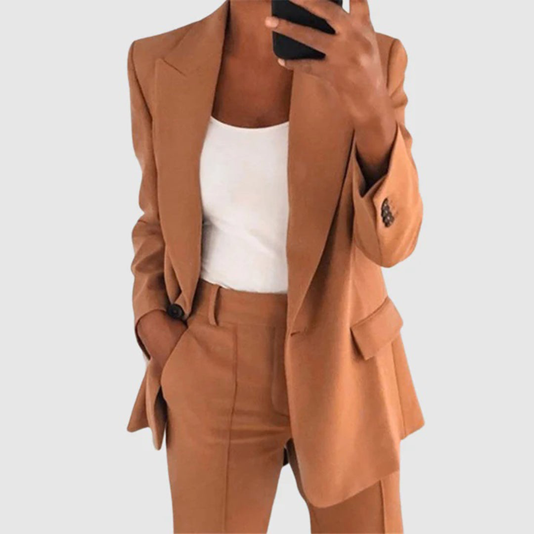 Tweedelige Set met Blazer en Broek