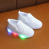 SparkleGlow – LED Lichtgevende Slip-On Sneakers voor Kinderen (1–6 jaar)